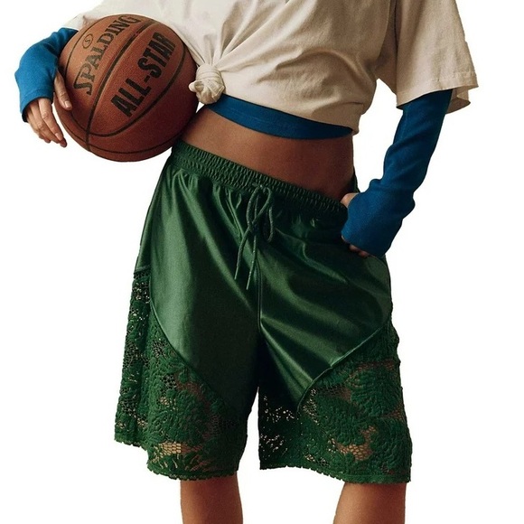 Free People Roster Shorts Heritage Green M - Picture 5 of 8